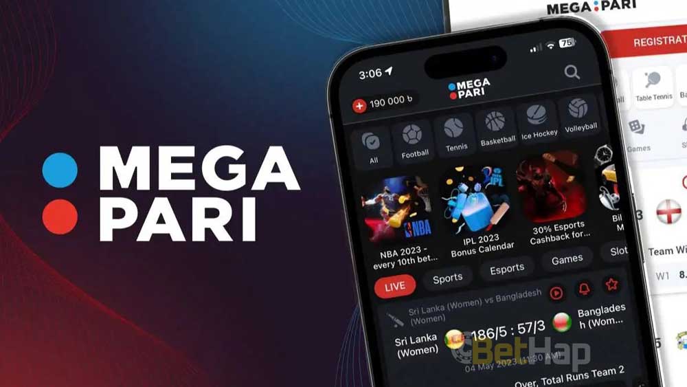 Megapari mobile app