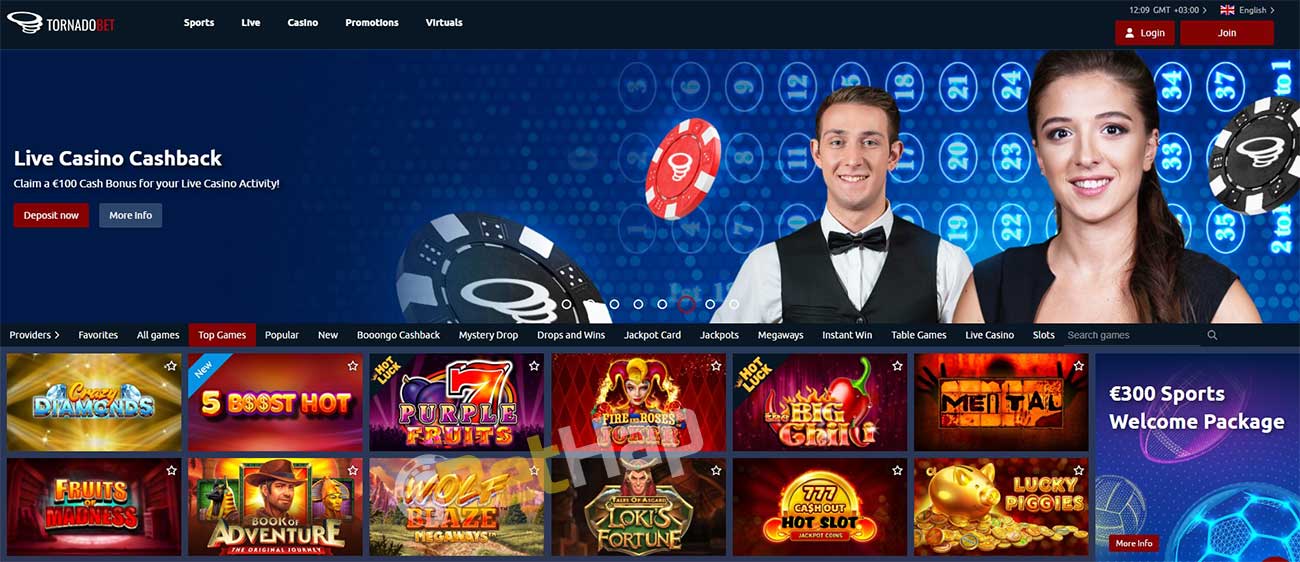 Tornadobet Casino Review