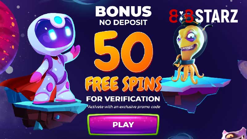 888starz No Deposit Bonus of 50 free spins