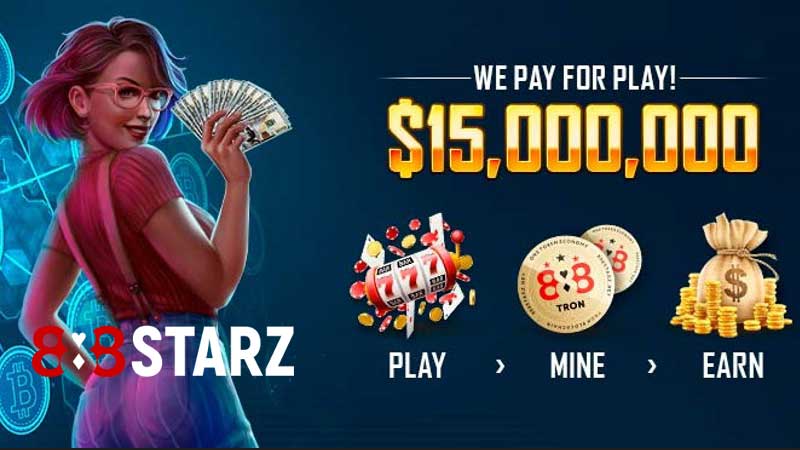 As you play at 888STARZ Casino you accumulate tokens