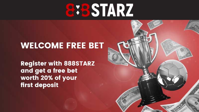 Exciting offer alert Claim your free bet at 888STARZ