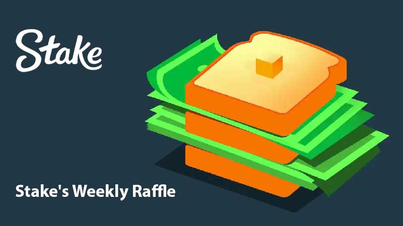Get a share of the $75,000 Stake raffle that awaits you every week