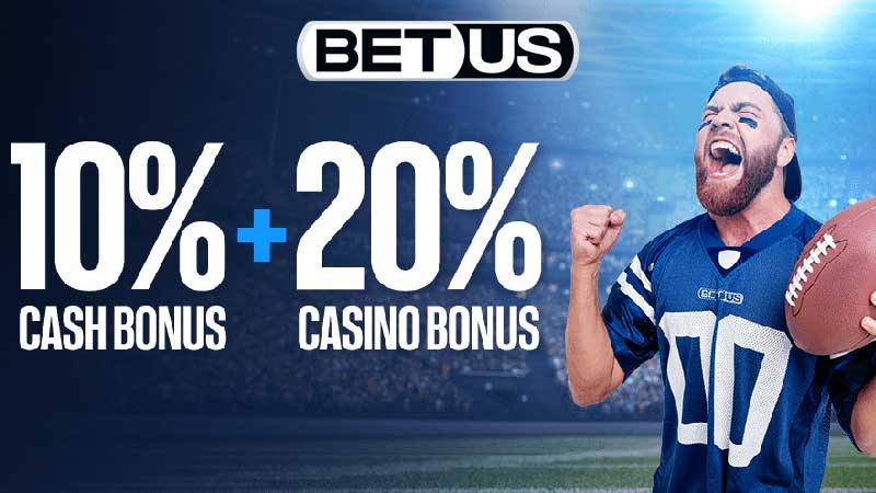 How to get the BetUS 10% bonus + 20% casino bonus offer