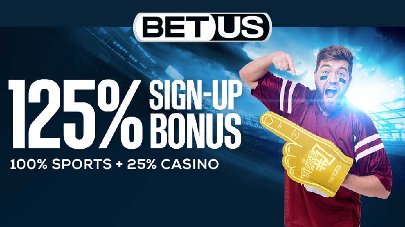 Sign up at BetUS and claim a 125% Bonus Today