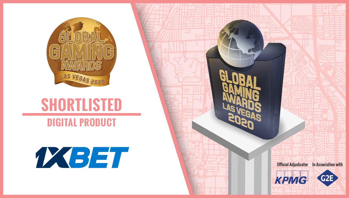 1xBet nominated for a prestigious Global Gaming Award