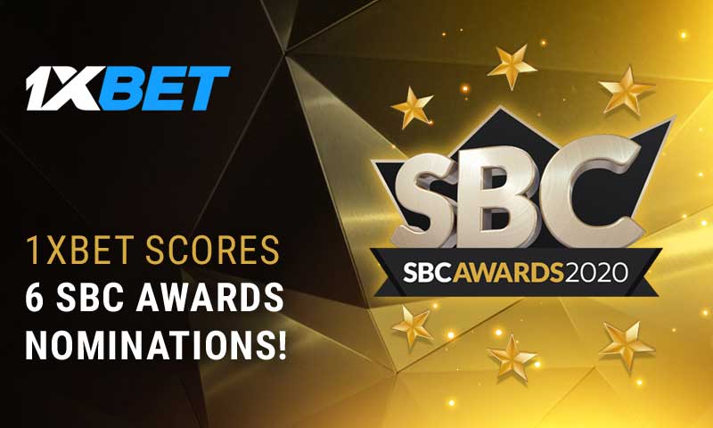 2020 Sees 1xBet Rise Among The Stars with 6 nominations At This Year SBC Awards