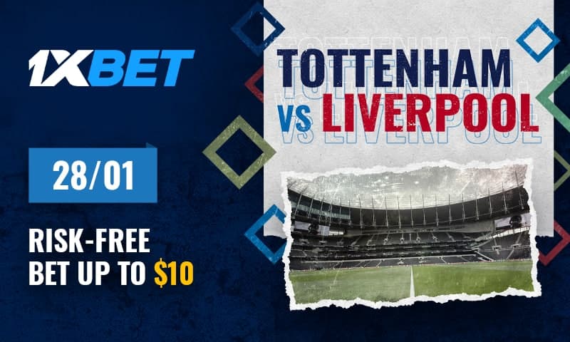 Place a risk-free bet on the Spurs vs Reds match on 1xBet