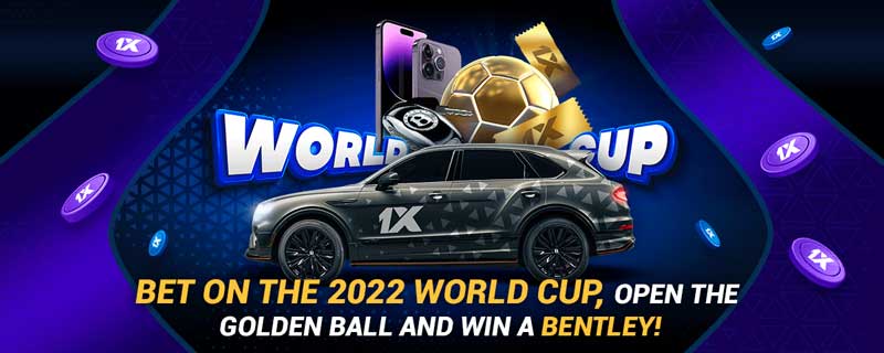 Win a Bentley with a huge 1xBet World Cup