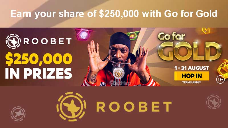 Roobet offers a share of 250,000