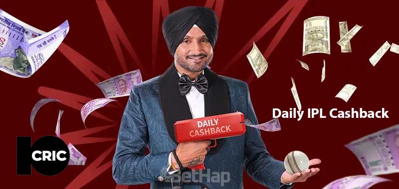10Cric Daily IPL Cashback