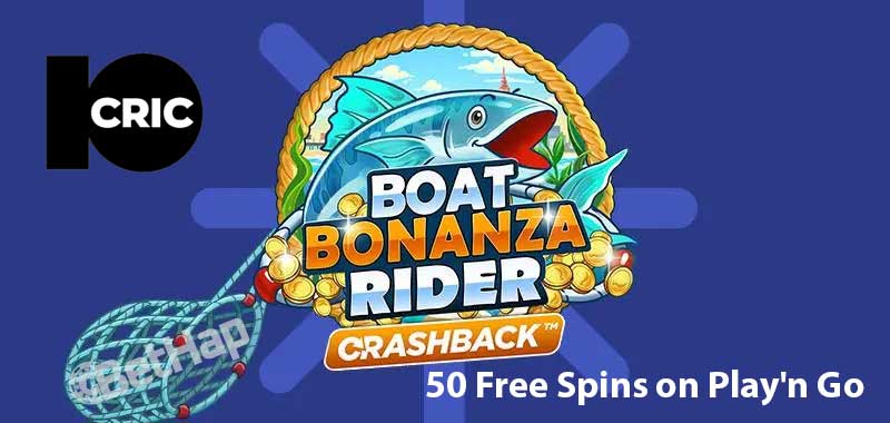 10cric 50 Free Spins on Play'n Go