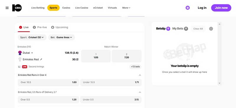 10Cric Online Sports Betting