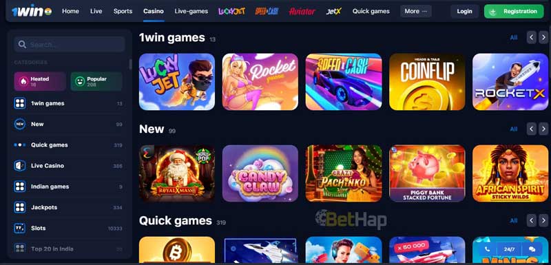 1win Mobile App Casino