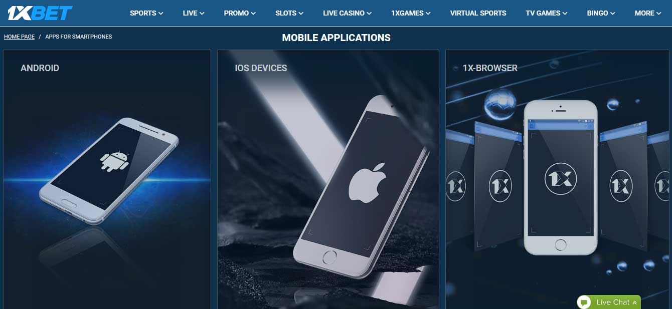 1xbet Mobile app