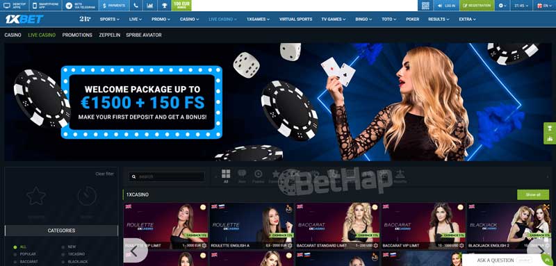 1xbet Casino Review