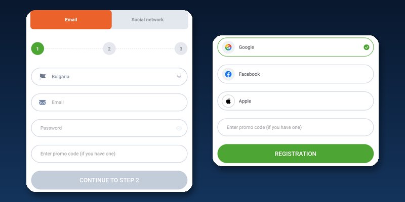 Signing Up on 20Bet Mobile