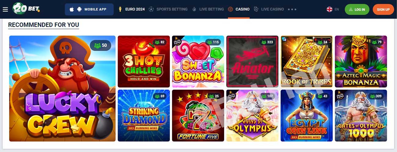 20Bet Casino Review