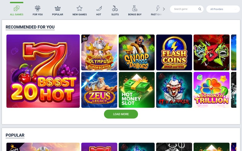 Finding My Way Around the 20Bet Casino Tabs