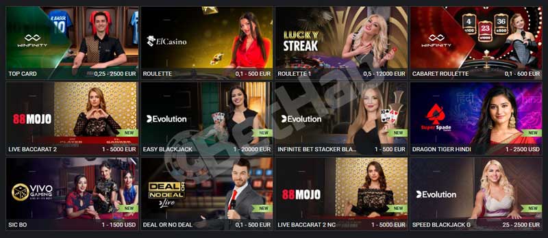 888starz Live Casino Games