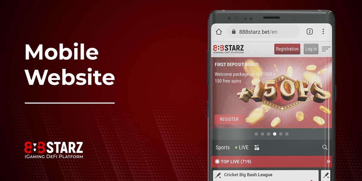 888starz Mobile Website