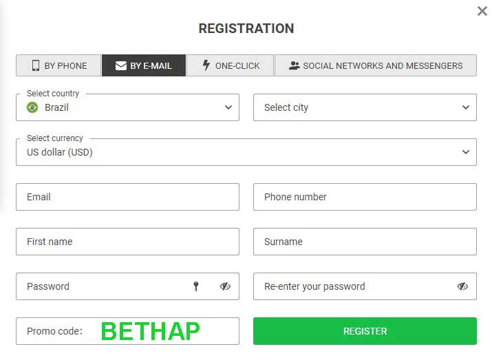 888starz Registration Process