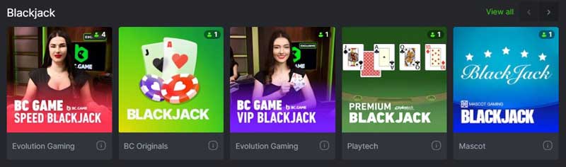 BC.Game Blackjack