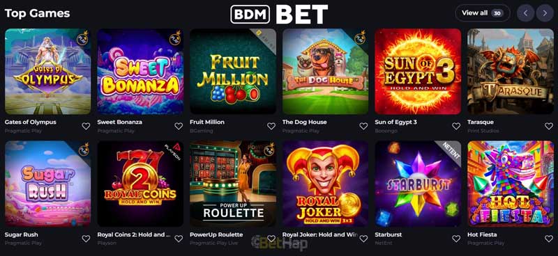 BDMbet Casino Games