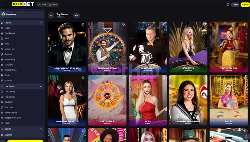 BDMBet Live Casino