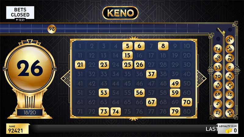 Keno – how to play the game