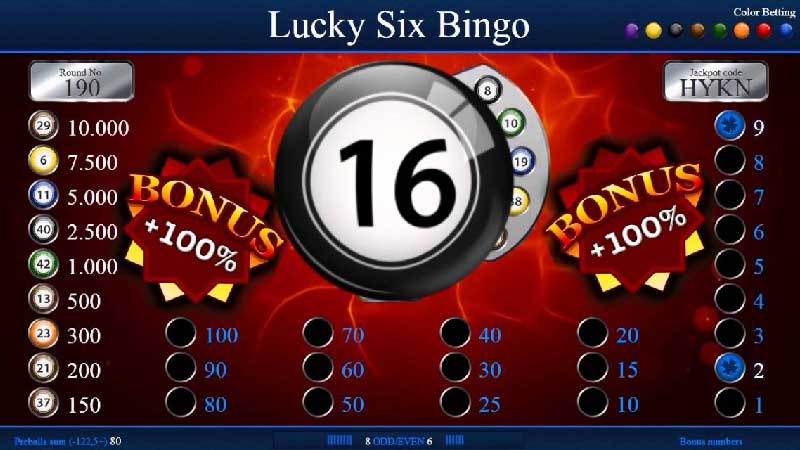 What is a Lucky 6 live casino game?