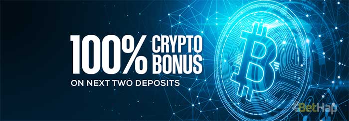 Betus 100% crypto re up bonus