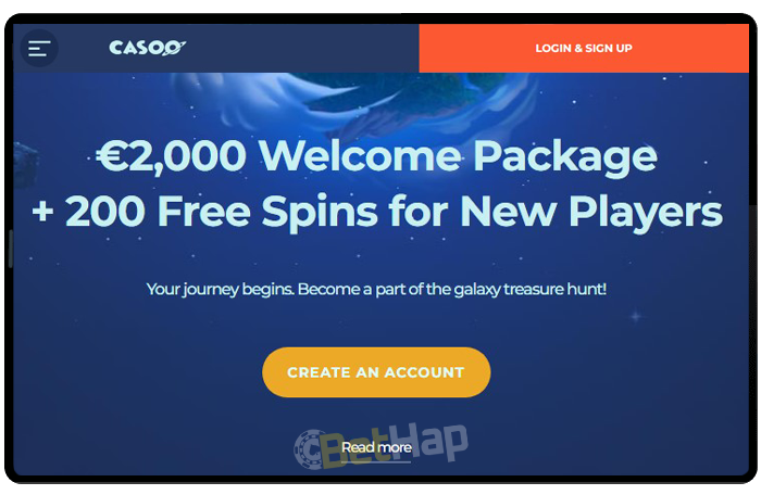 Casoo Casino Mobile Version Android and Ios