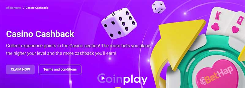 Coinplay Casino Cashback