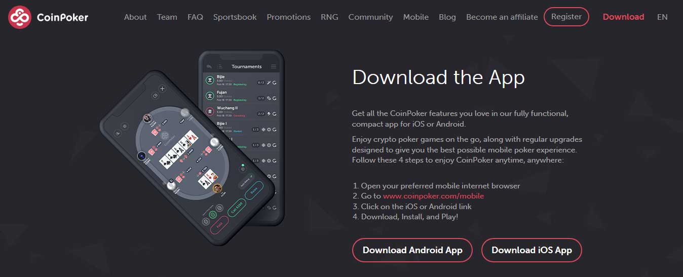 CoinPoker Mobile