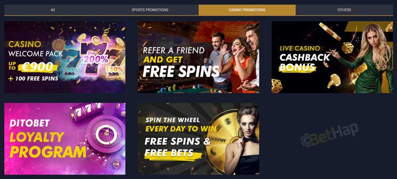 Ditobet Casino Bonus Offers