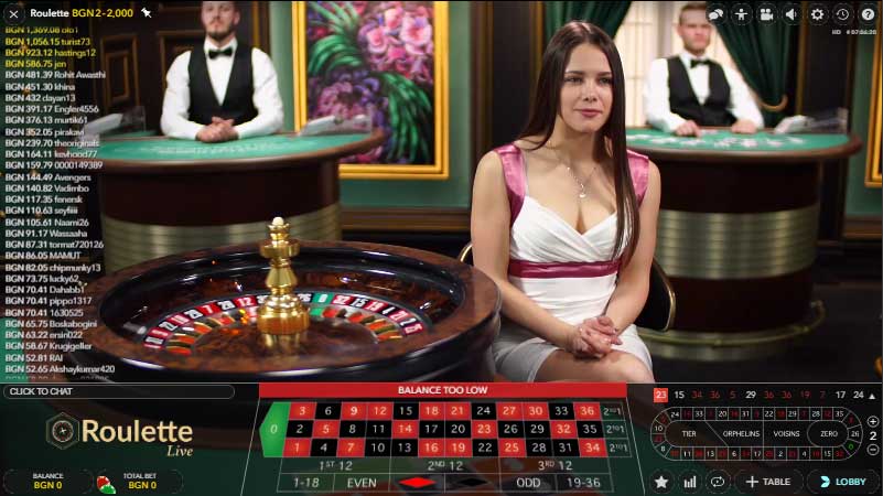 Efbet Live Roulette