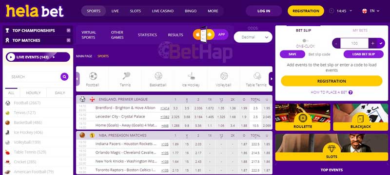 Helabet Sports Betting