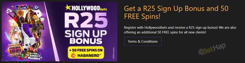 HollywoodBets Casino Welcome Bonus