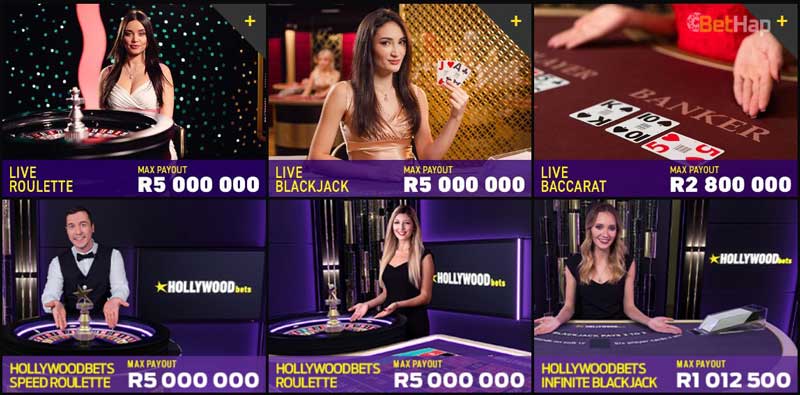 Hollywoodbets Live Casino