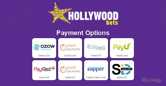 Hollywoodbets Payment Options