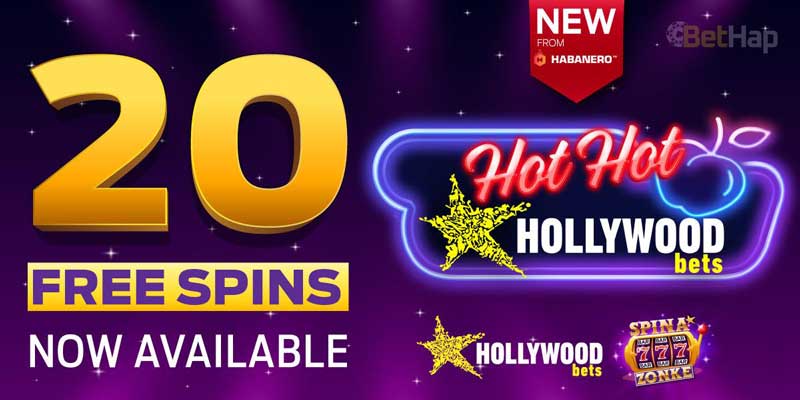 Hollywoodbets Get 20 Free Spins