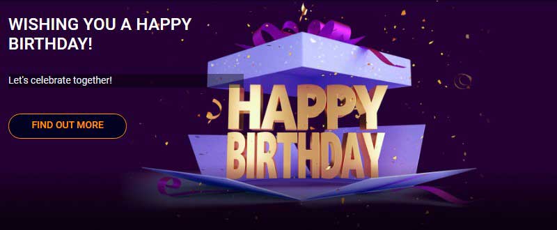 JVSpin Happy Birthday bonus