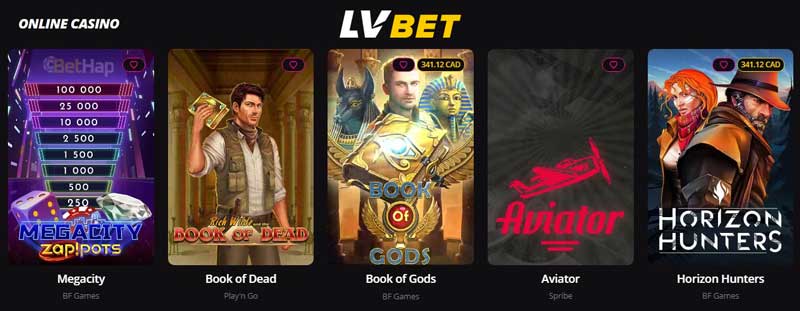 Lvbet Casino Games