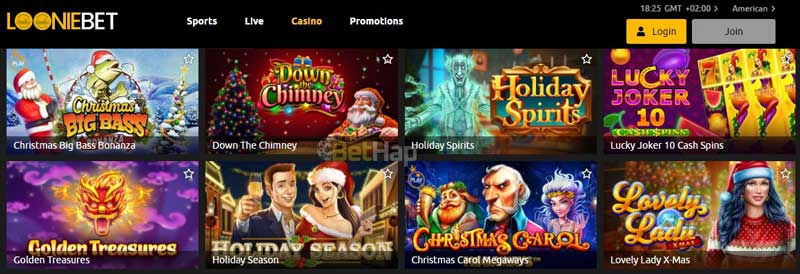 LoonieBet Casino Games