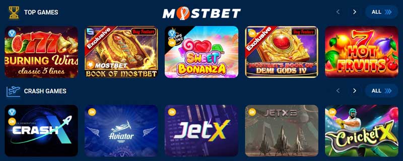 MostBet Casino Mobile App
