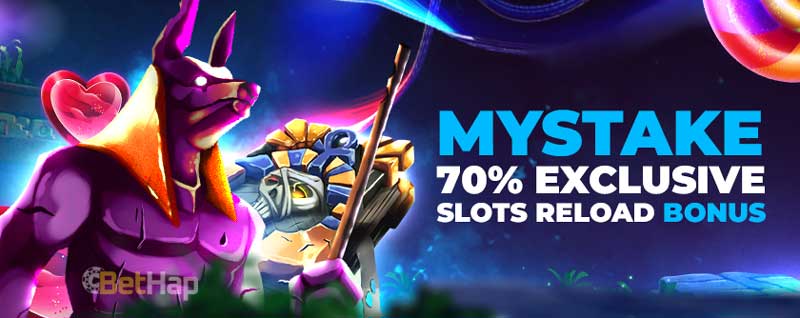 Mystake 70% Exclusive Casino Bonus
