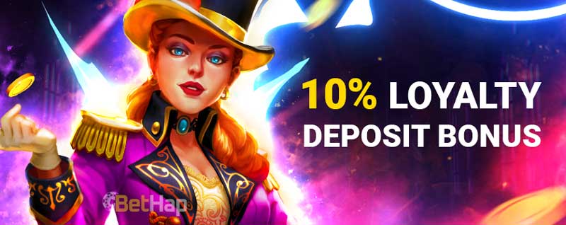 Mystake 10% Loyalty Deposit Bonus