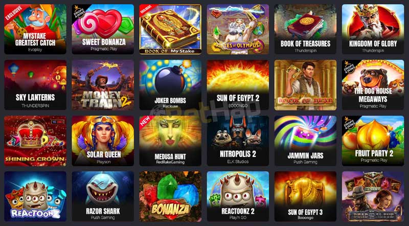 MyStake Casino Games