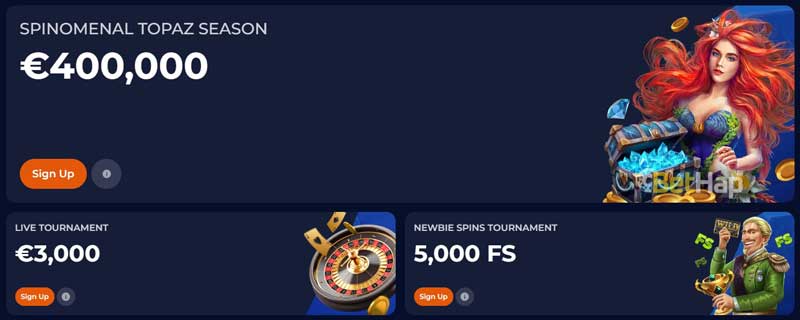 Ninecasino Tournaments