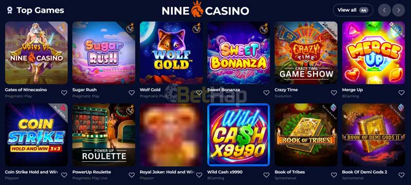 NineCasino Casino Games